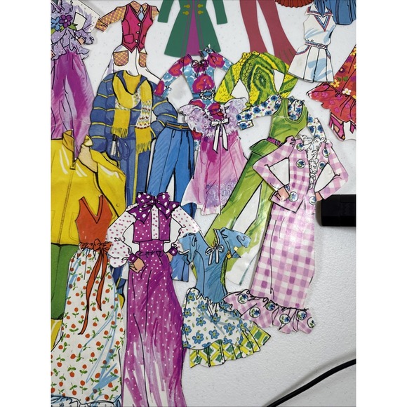 Vintage 1973 Barbie Magic Paper Doll & Clothing Whitman 4322/7209‎ Mattel 9.5" - Picture 7 of 14